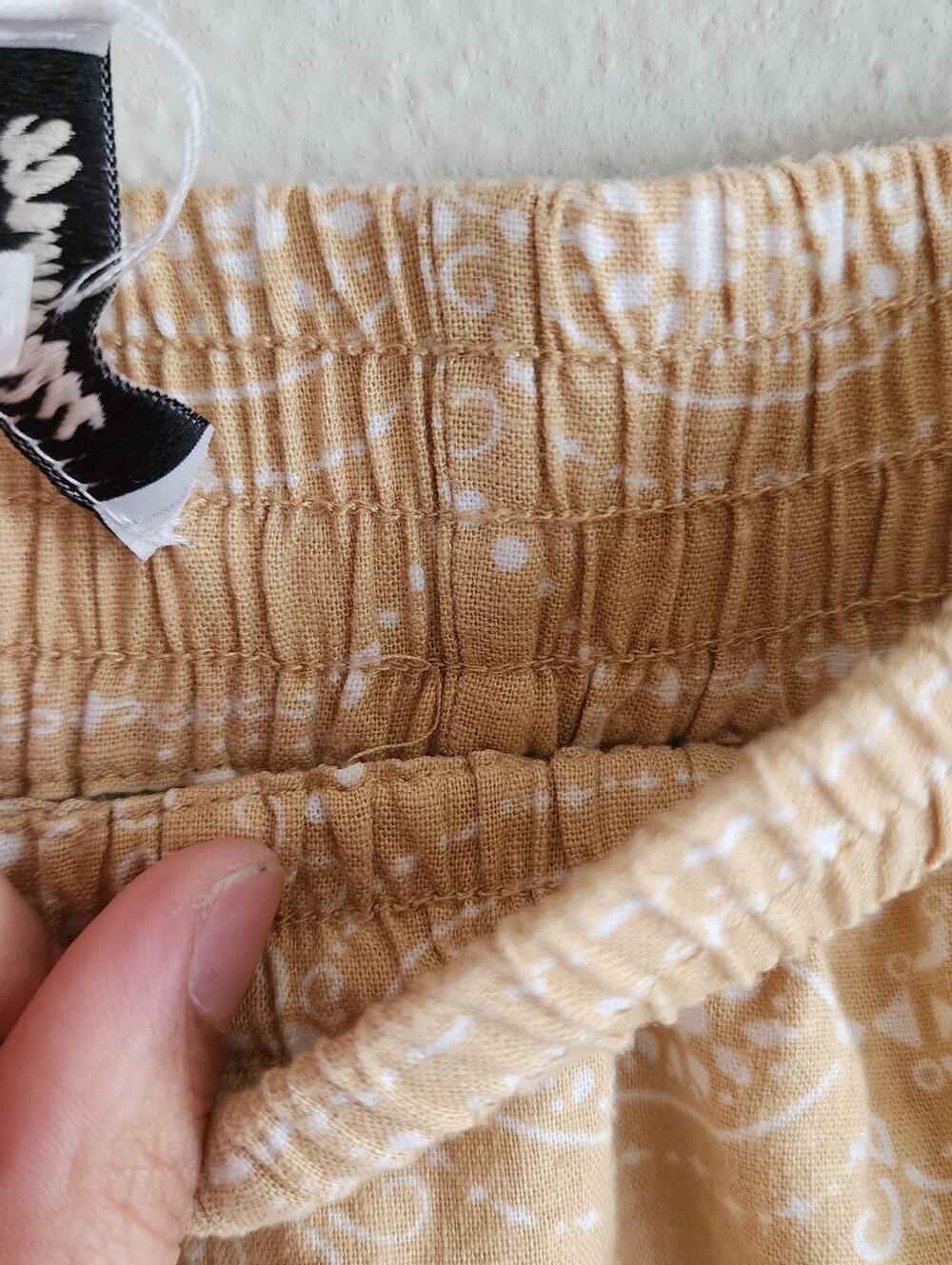 Madewell Linen Blend Bandana Print Pull-On Shorts Size Large - Picture 6 of 11